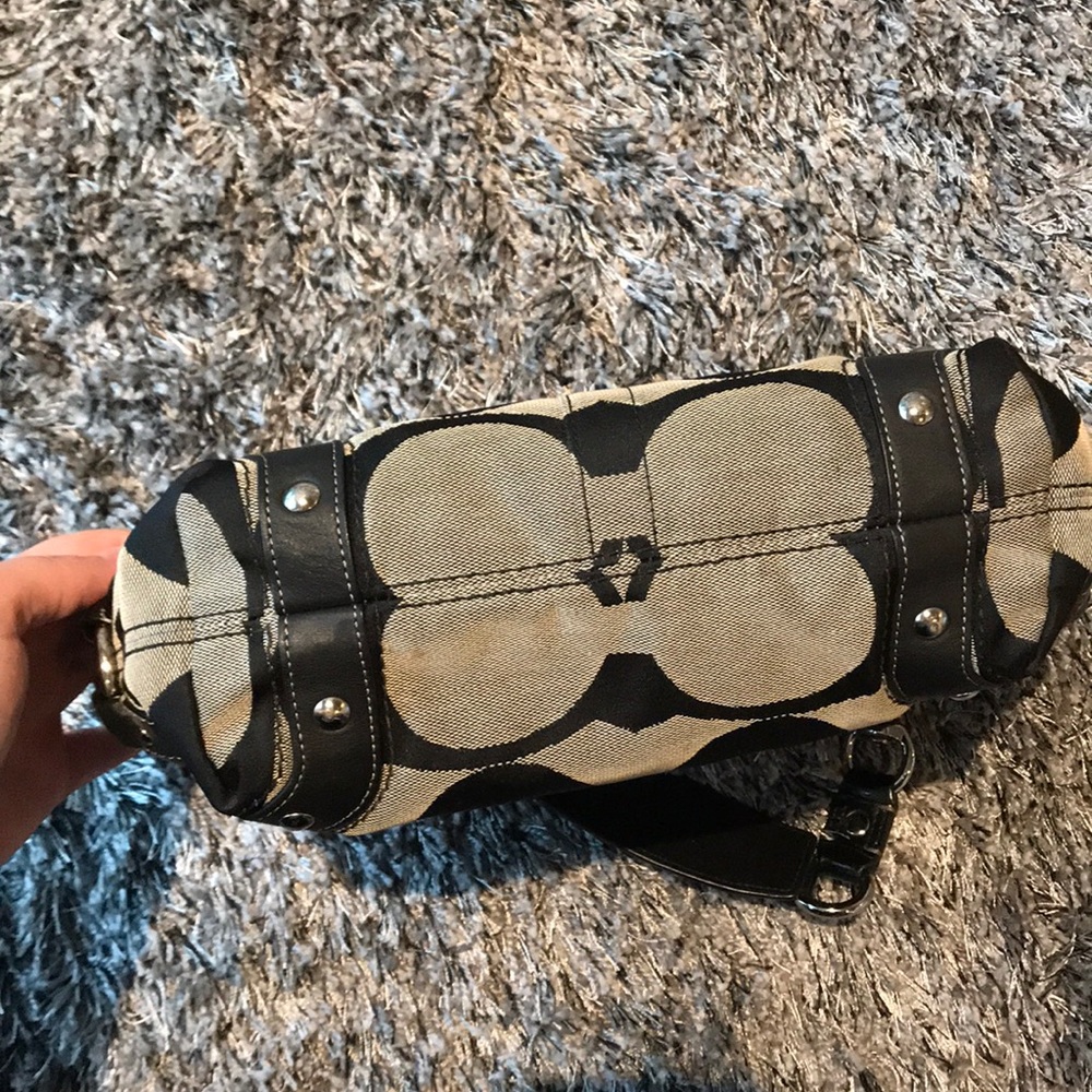 Coach-Monogramed Shoulder Bag - Picture 3 of 7